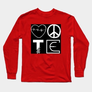 Peace & Love VOTE Long Sleeve T-Shirt